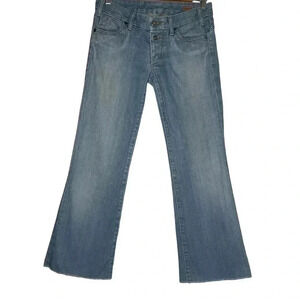Citizens of Humanity Low Rise Flare Blue Wash Denim Stretch Jeans Size  28